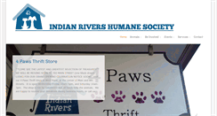Desktop Screenshot of indianrivershumane.org